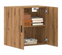 HETFTJN Armadietto Pensile a Muro Salvaspazio in Truciolato Rovere Artigianale 60x31x60 cm con Spazio Ampio e Montaggio Parete per Interni Bagno Cucina