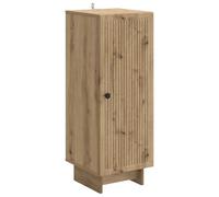 HETFTJN ARMADIO ROVERE ARTISAN, Armadio Multiuso a 1 Anta, Armadio in Legno dal Design Vintage, Comò per Soggiorno e Corridoio, 33 x 34,5 x 90 cm