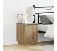 HETFTJN Comodino Camera da Letto con Luci LED Blu Moderno Piccolo Stretto in Legno MDF Finitura Opaca Marrone 39x34,5x50 cm Design Elegante per Spazi Ridotti Salvaspazio