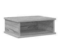HETFTJN Comodino Sospeso Grigio Sonoma 40x31x15 cm Legno Ingegnerizzato