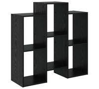 HETFTJN Credenza Mobile Buffet Soggiorno Rovere Nero 90 x 30 x 90 cm | Elegante mobile multiuso per soggiorno e ingresso con ripiani interni fissi, ideale per organizzare al meglio lo spazio.