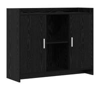 HETFTJN Credenza Moderna 98,5x33x80 cm, Mobile Buffet 2 Ante 3 Ripiani | Ottimizza lo spazio in soggiorno o corridoio con questa credenza capiente dotata di ante a battente e maniglie in metallo.