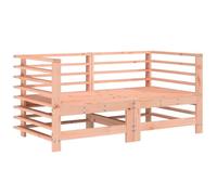 HETFTJN Divano Angolare da Giardino in Legno Massello 2 pz | Seduta modulare da patio e terrazza con solida struttura a doghe, ideale per comporre il vostro salotto da esterno preferito.