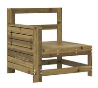 HETFTJN Divano da giardino in pino impregnato in autoclave, 69 x 62 x 70,5 cm, con braccioli, mobile da salotto moderno, salvaspazio, per balcone, terrazza e piccoli giardini nonché per esterni