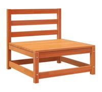 HETFTJN Divano da Giardino Senza Braccioli in Pino Marrone Cera 70x70x67cm | Modulo singolo componibile in legno massello per creare il tuo salotto per terrazzo, patio o giardino esterno.