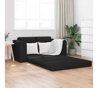 HETFTJN Divano letto nero 148 x 71 x 83 cm tessuto piccolo design moderno robusto e durevole per soggiorno camera dei ragazzi casa ufficio