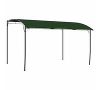 HETFTJN Gazebo 4 x 3 x 2,55 m, verde, moderno gazebo da giardino con robusto telaio in alluminio e tetto da 180 g/m², grande gazebo per giardino, terrazza ed eventi all'aperto
