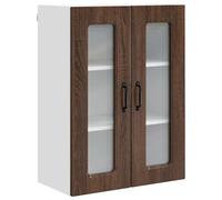 HETFTJN Kalmar - Armadio da parete da cucina, 60 x 31 x 80 cm, in rovere massiccio, effetto legno con ampio spazio di archiviazione, robusto e moderno, per angolo cottura e sala da pranzo