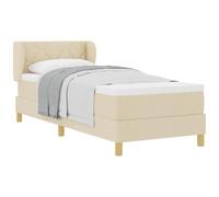 HETFTJN Letto a molle, 80 x 200 cm, con materasso e testiera regolabile, design moderno, telaio in legno, per camera da letto, camera dei ragazzi e camera degli ospiti