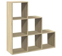 HETFTJN Libreria Divisorio a 6 Scomparti Rovere Sonoma 99x29x99 cm