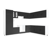 HETFTJN Lucca - Set di mobili da cucina, 80 x 46 x 81,5 cm, in legno a buffet