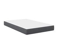 HETFTJN Materasso da letto 120 x 200 cm, colore grigio, rivestimento in tessuto, design moderno con molle insacchettate per un forte comfort e durata per camera da letto dei ragazzi, camera degli