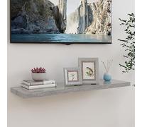 HETFTJN Mensola sospesa in MDF, 90 cm, a nido d'ape con montaggio invisibile per libri, decorazioni e oggetti da collezione in soggiorno, camera da letto o corridoio