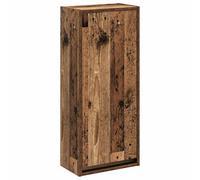 HETFTJN Mobile Bagno Sospeso a Parete Legno Antico 35x20x81 cm