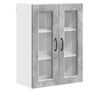 HETFTJN Mobile Pensile da Cucina Grigio Cemento 60x31x80 cm PORTO