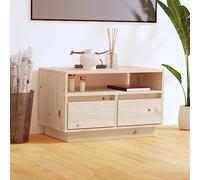 HETFTJN Mobile per TV, 60 x 35 x 37 cm, in legno massello, con 2 cassetti, design moderno, robusto e durevole, per soggiorno, camera da letto, corridoio