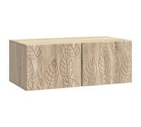 HETFTJN Mobile Porta TV Sospeso da Muro 78,5x31 cm Rovere Sonoma | Mobiletto sospeso salvaspazio per soggiorno, ideale come pensile multimediale con due ante a ribalta.