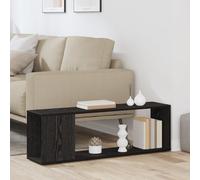 HETFTJN Mobile TV Scaffale Fluttuante in Legno Ingegnerizzato Nero Rovere 100x24x32 cm Design Moderno per Soggiorno