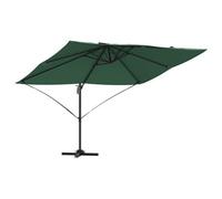 HETFTJN Ombrellone Cantilever Verde 351x250 cm in Alluminio e Poliestere