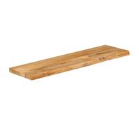 HETFTJN Piano Tavolo Bordi Vivi 100x40x2,5 cm Legno Massello Mango