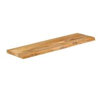 HETFTJN Piano Tavolo Bordi Vivi 110x40x3,8 cm Legno Massello Mango