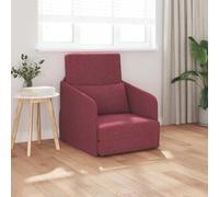 HETFTJN Piccolo divano letto rosso vinaccia, 65 x 80 x 83 cm, tessuto ad angolo con anima in schiuma, design moderno, comodo e durevole per Living Room Bedroom Lounge