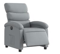 HETFTJN Poltrona da Camera da Letto Relax Piccola Sedie da - Poltrona Elettrica Reclinabile Grigio Chiaro in Tessuto per Ufficio Studio Salotto Camera Da Letto