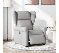HETFTJN Poltroncine da Camera da Letto Sedia da Poltroncina da Poltrona Piccola - Poltrona Elettrica Reclinabile Grigio Nuvola in Tessuto per Ufficio Camera Da Letto Studio Salotto