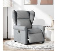 HETFTJN Poltroncine da Camera da Letto Sedia da Poltroncina da Poltrona Piccola - Poltrona Elettrica Reclinabile Grigio Chiaro in Tessuto per Ufficio Camera Da Letto Studio Salotto