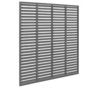 HETFTJN Recinzione Giardino WPC 180x180cm, Pannello Frangivento Grigio