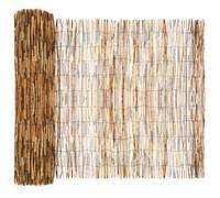 HETFTJN Recinzione Stuoia Giunco Carbonizzato per Giardino 400x100 cm