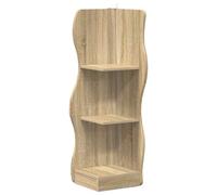 HETFTJN Scaffale Angolare a Onda Rovere Sonoma 34x33x102 cm