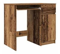 HETFTJN Scrivania da Ufficio 86x49x76 cm con Cassetto Legno Antico | Scrittoio compatto per studio e soggiorno con anta e ripiano interno per organizzare al meglio documenti e laptop.