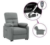 HETFTJN Sedia Cameretta Sedie Cucina Poltrona Piccola Sedie Camera da Letto - Poltrona Elettrica Reclinabile Grigio Scuro in Tessuto per Camera Da Letto Ufficio Studio Salotto