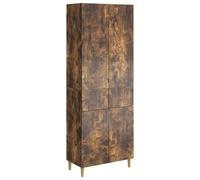 HETFTJN Set 2 Mobili Multiuso 66x34,5x90 cm in Legno Ingegnerizzato | Soluzione modulare salvaspazio con credenza e pensile a parete, ideale per organizzare soggiorno, ingresso e studio.