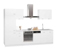 HETFTJN Set Mobili da Cucina 7 Pezzi Lyon in Legno Ingegnerizzato Bianco | Soluzione salvaspazio modulare per la cucina composta da sette elementi coordinati robusti e facili da pulire.