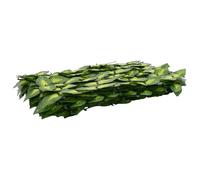 HETFTJN Siepe Artificiale Balcone Foglie Verde Giallo 500x150 cm 60 Pezzi