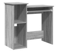 HETFTJN Sonoma - Scrivania con scaffale, 84 x 40 x 78 cm, in legno, moderno, per computer, con spazio di archiviazione, per casa, ufficio, gioco, camera da letto