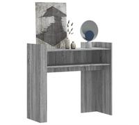 HETFTJN Sonoma - Tavolo consolle grigio 100 x 35 x 90 cm, in legno massiccio, per corridoio e balcone, design moderno, robusto e durevole, per Living Room Corridor Bedroom