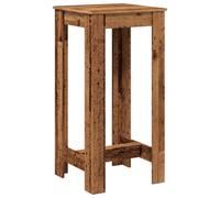 HETFTJN Tavoli Cucina Scrivania Gaming Tavolo Alto Cucina Scrittoio Vintage - Tavolo da Bar Legno Antico 51x50x103,5 cm in Legno Multistrato per Giardino Esterno Soggiorno Cucina Sala Riunioni
