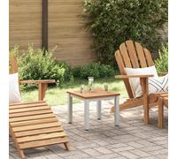 HETFTJN Tavolino da Giardino Piccolo in Legno Acacia Massello Quadrato 45x45x38 cm Marrone per Balcone e Spazi Esterni Design Elegante e Resistente