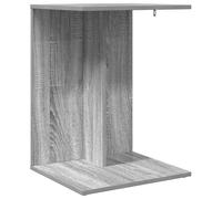 HETFTJN Tavolino Laterale Grigio Sonoma da Salotto 45x40x62.5 cm | Mobiletto d'appoggio per soggiorno e camera, ideale per lampade, libri e bevande accanto al divano.