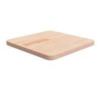 HETFTJN Tavolo 40 x 40 cm, in legno di quercia massiccio, non trattato, spessore 2,5 cm, robusto e moderno, come tavolo da pranzo, tavolino da caffè, piano di lavoro, cucina, gastro bistro, per
