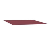HETFTJN Telo di Ricambio Tenda da Sole 500x350 cm Rosso Borgogna