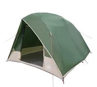 HETFTJN Tenda da Campeggio 4 Persone Verde 320x275x190 cm