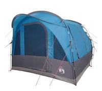 HETFTJN Tenda da Campeggio a Tunnel 3 Posti con 2 Ingressi Blu 400x260cm