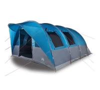 HETFTJN Tenda da Campeggio a Tunnel 5 Posti con 2 Camere Blu