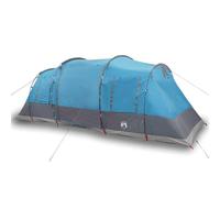 HETFTJN Tenda da Campeggio a Tunnel per 6 Persone 2 Camere Blu 564x240cm