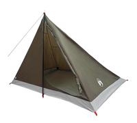 HETFTJN Tenda da Trekking 4 Persone per Campeggio, Marrone e Grigio