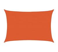 HETFTJN Tenda parasole rettangolare 4 x 5 m, in tessuto HDPE 160 g/m², permeabile al vento, con occhielli in acciaio inox, per giardino, terrazza, balcone e parco giochi, robusto tetto parasole
